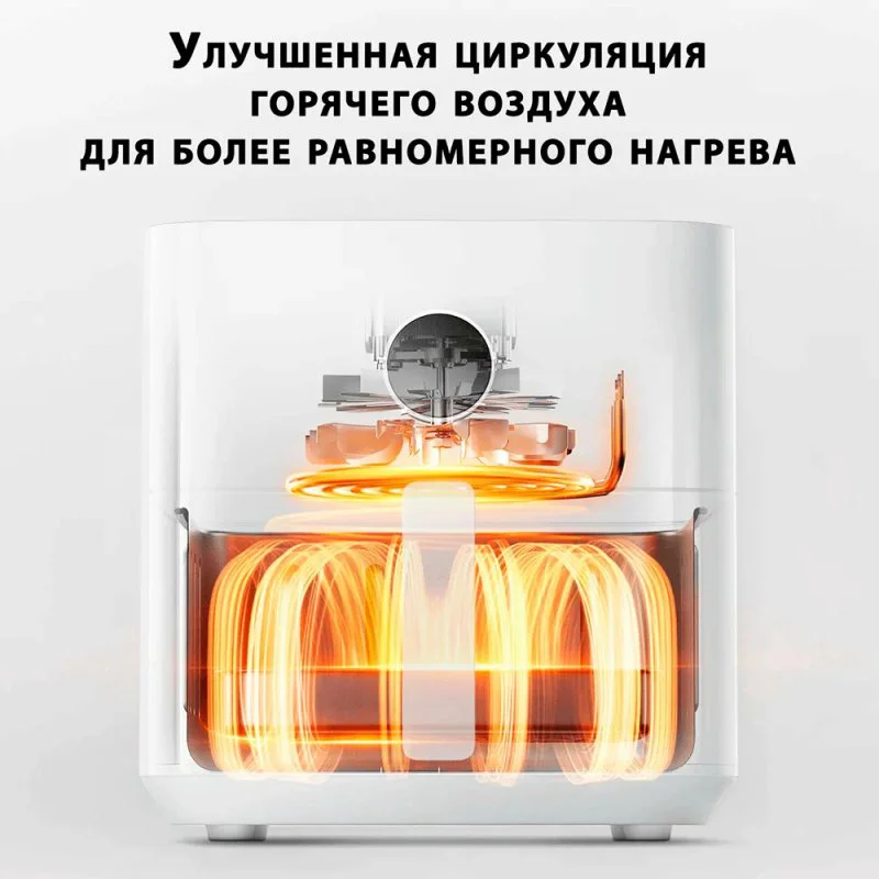 Аэрогриль Xiaomi Smart Air Fryer 5.5L MAF15, белый, для РФ