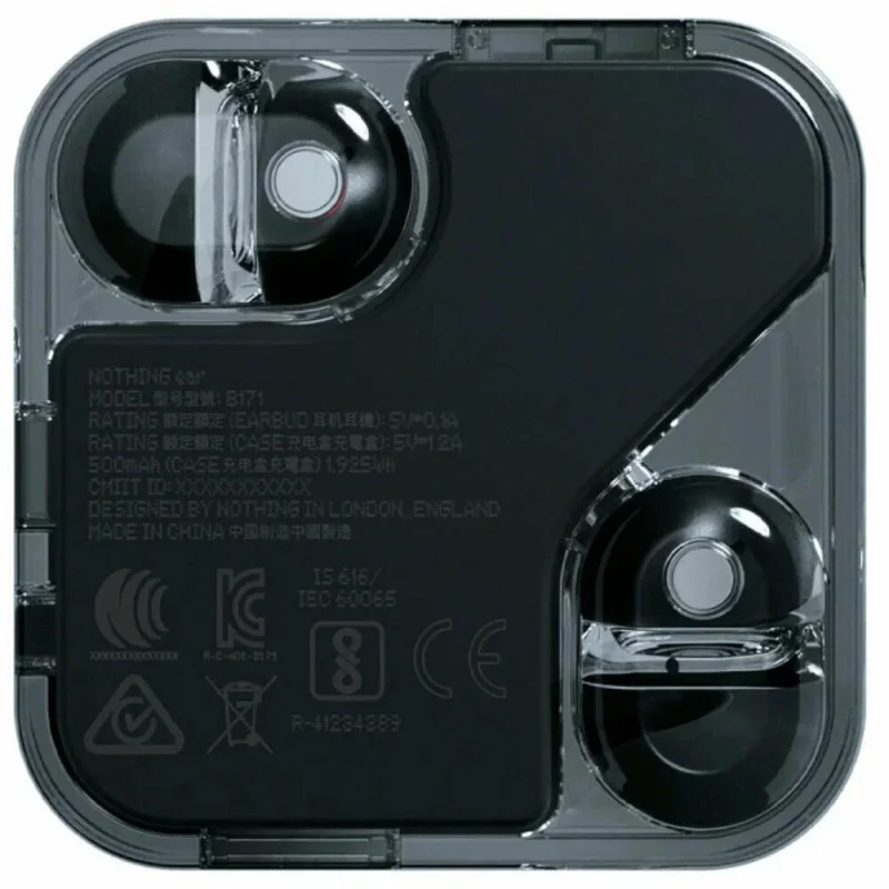 Беспроводные наушники Nothing Ear (3) B171 с чат-ботом ChatGPT, RU, черные (2024) (A10600061)
