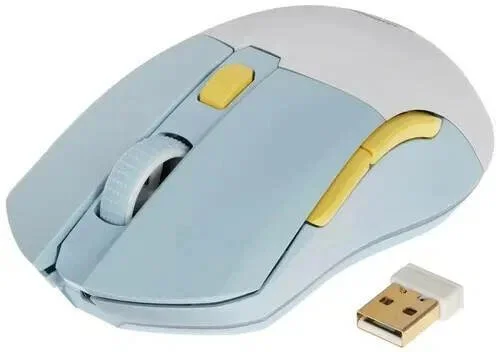 Мышь игровая беспроводная Dareu EM901X Blue-White (голубой-белый)