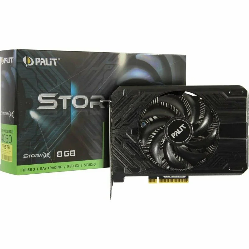 Видеокарта Palit GeForce RTX 4060 STORMX 8GB (NE64060019P1-1070F)