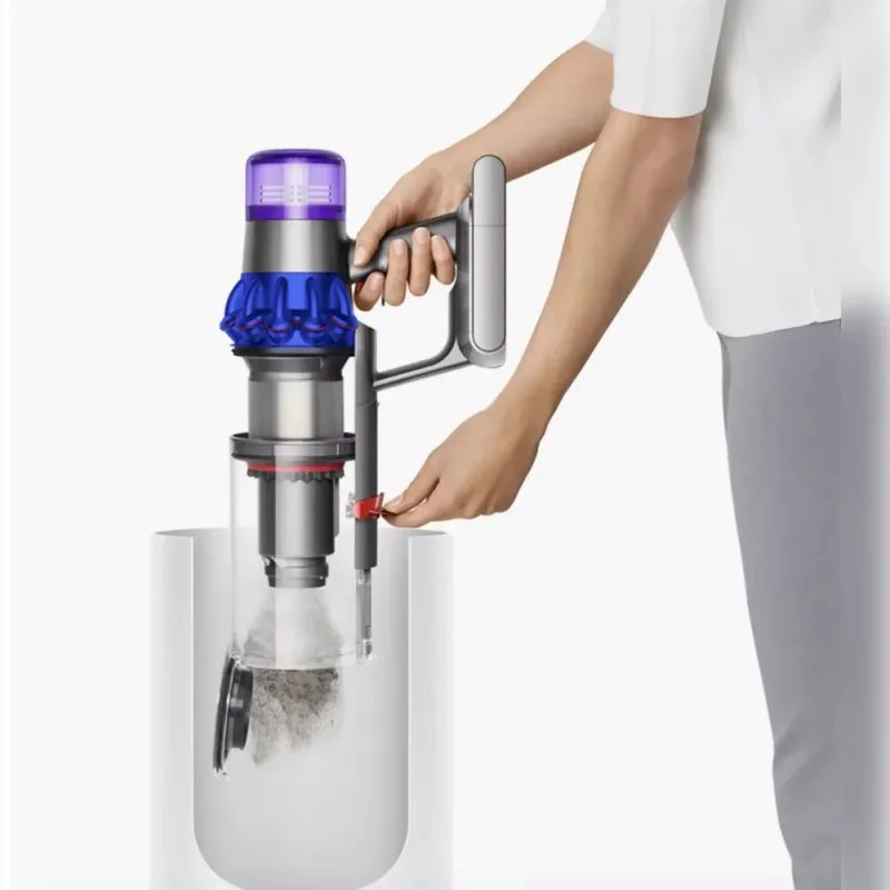 Вертикальный пылесос Dyson V15 Detect Extra SV47 (476609-01) Blue/Nickle&nbsp;(вилка&nbsp;UK/UAE)
