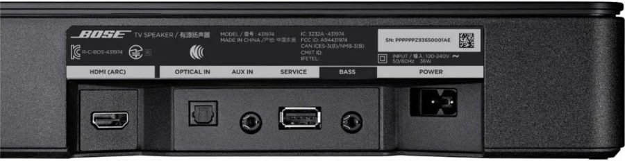 Саундбар Bose TV Speaker, Black