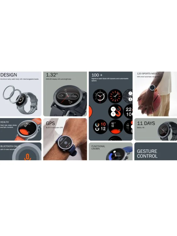 Умные часы Nothing CMF Watch Pro 2, пепельно-серый, D398