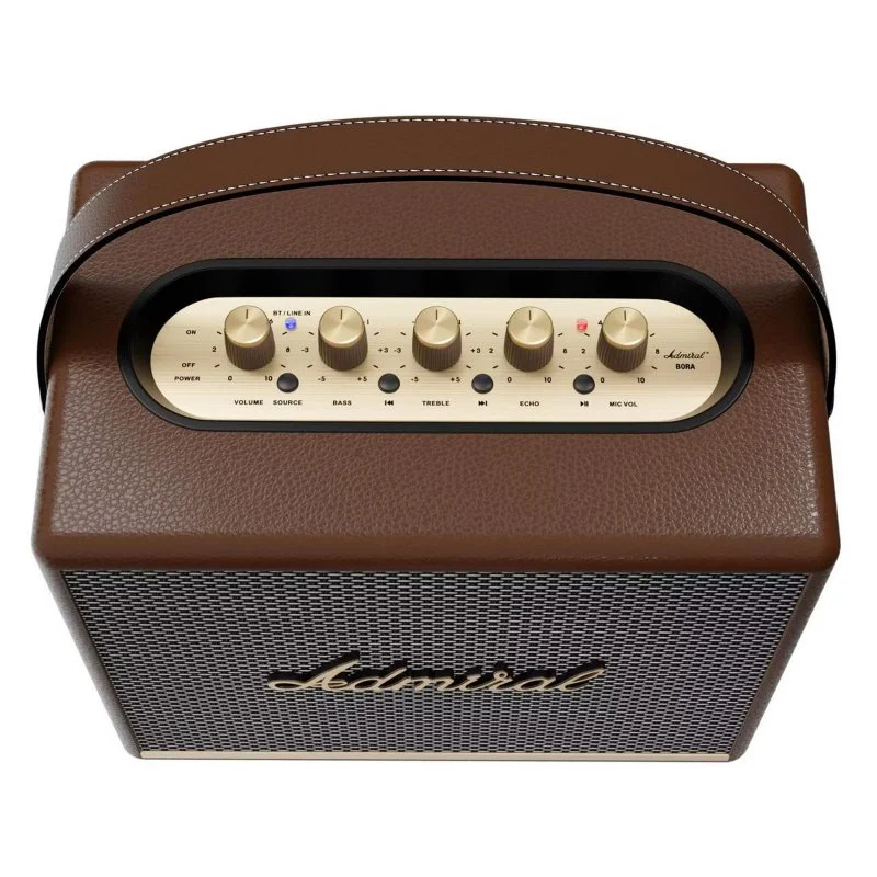 Портативная колонка Admiral Audio Levant, коричневый (ADPS55BRN)