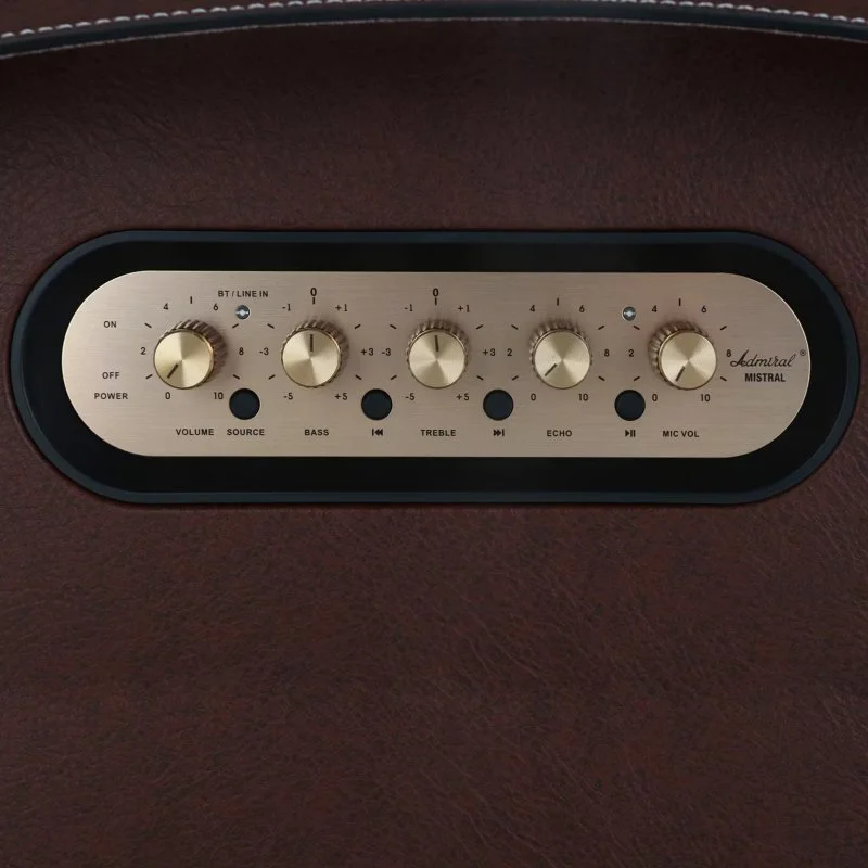 Портативная колонка Admiral Audio Levant, коричневый (ADPS55BRN)