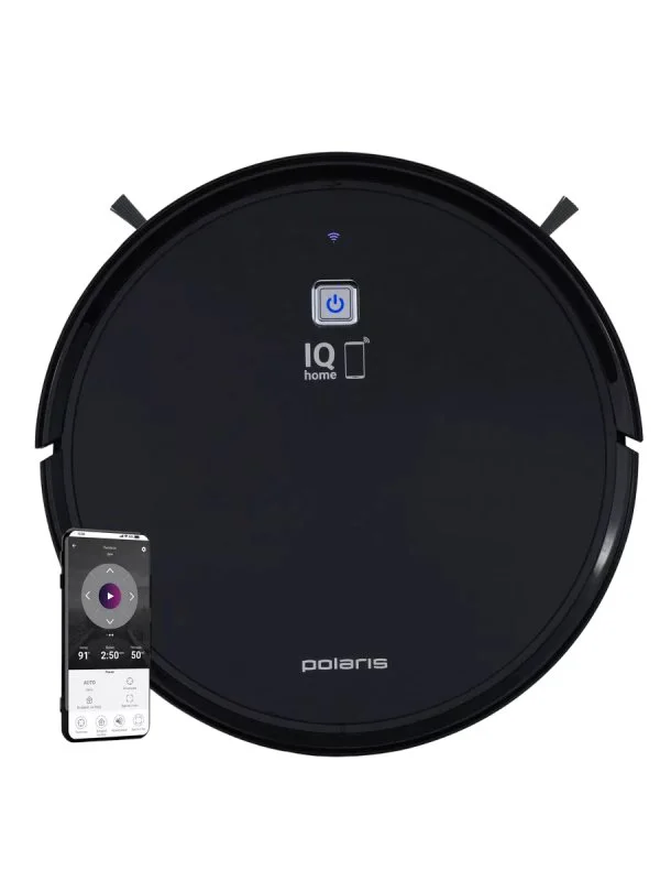 Робот-пылесос Polaris PVCR 1226 WIFI IQ Home GYRO, черный