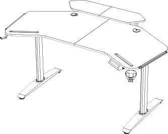 Игровой стол AndaSeat Shadow Warrior (AD-D-DD1-1600L-02-B)